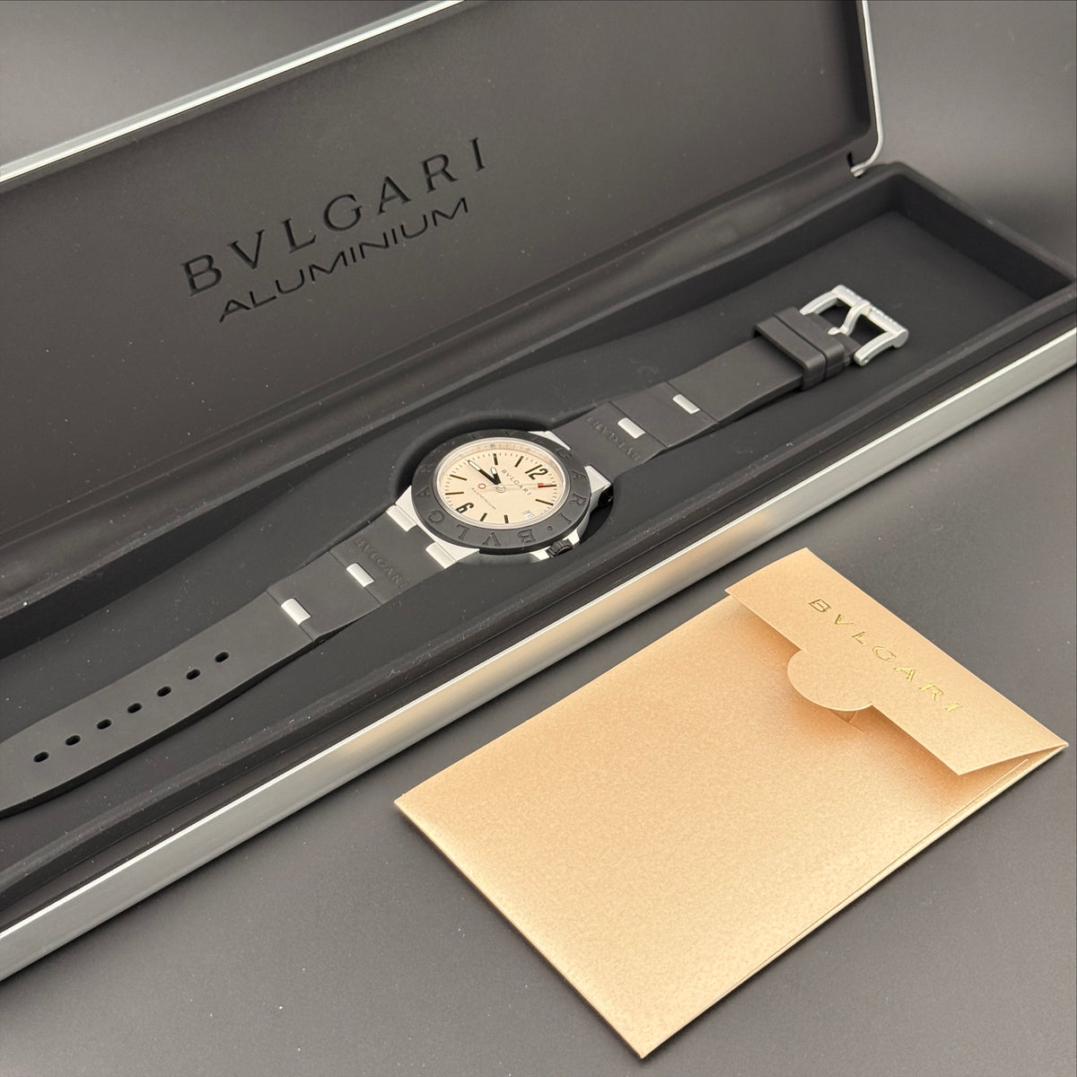 NEW Bvlgari Aluminum Watch 40mm 103382