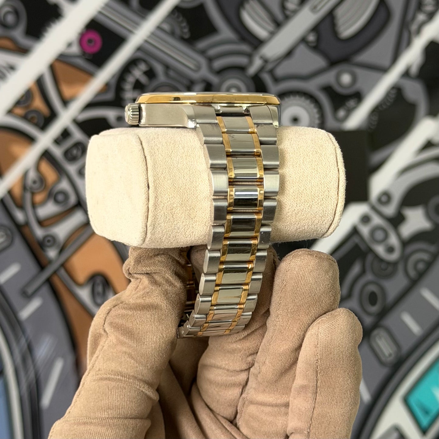 Tudor Style Diamond Dial 12703