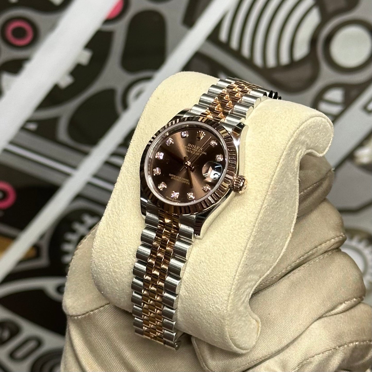 Rolex DJ31 Chocolate Diamond Dial 278271