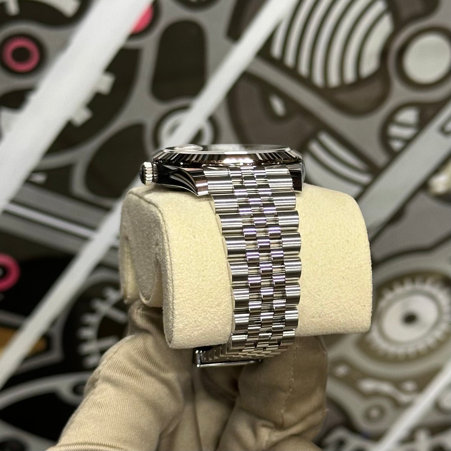 Rolex Datejust 41 Green Motif 126334