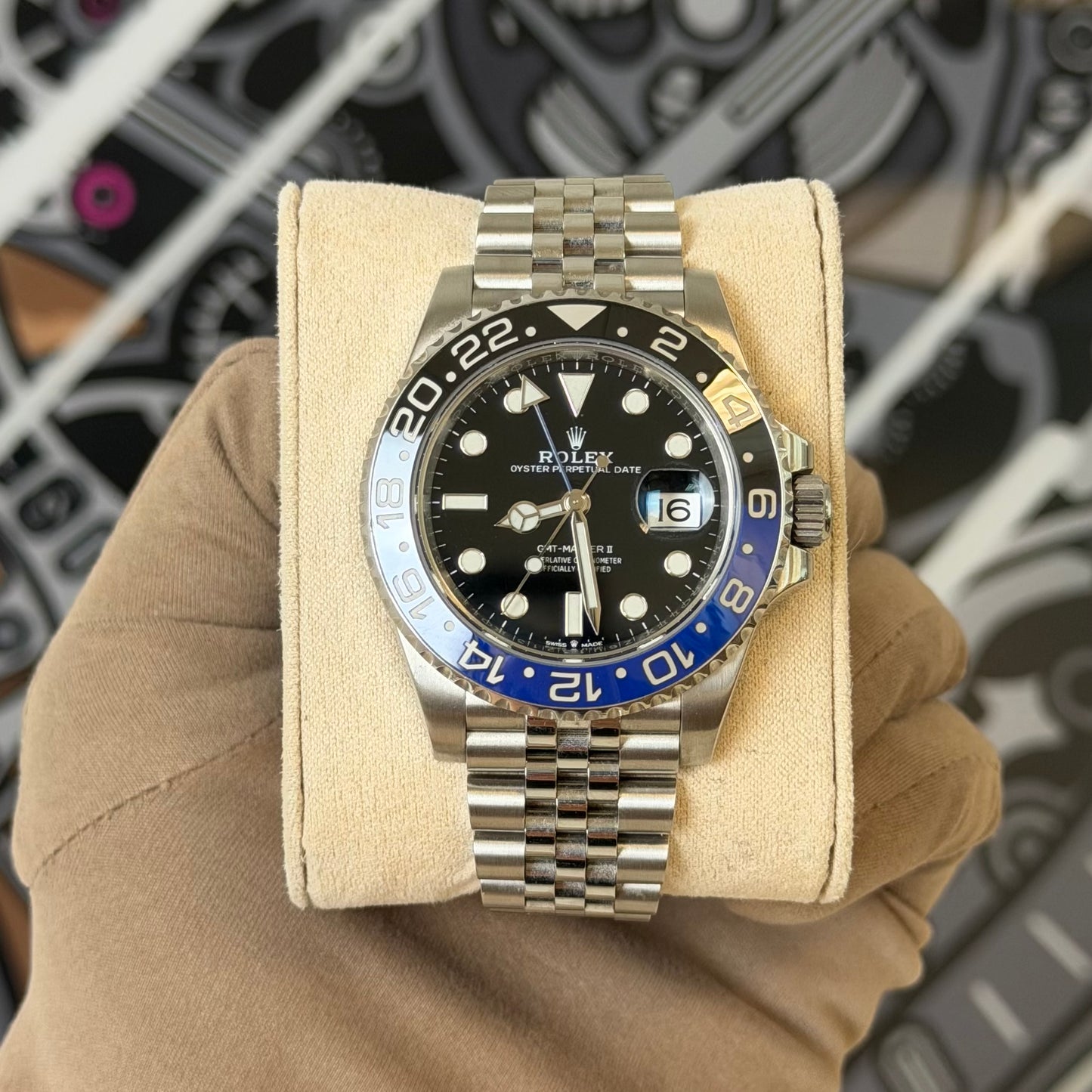 Rolex GMT Batgirl 126710BLNR