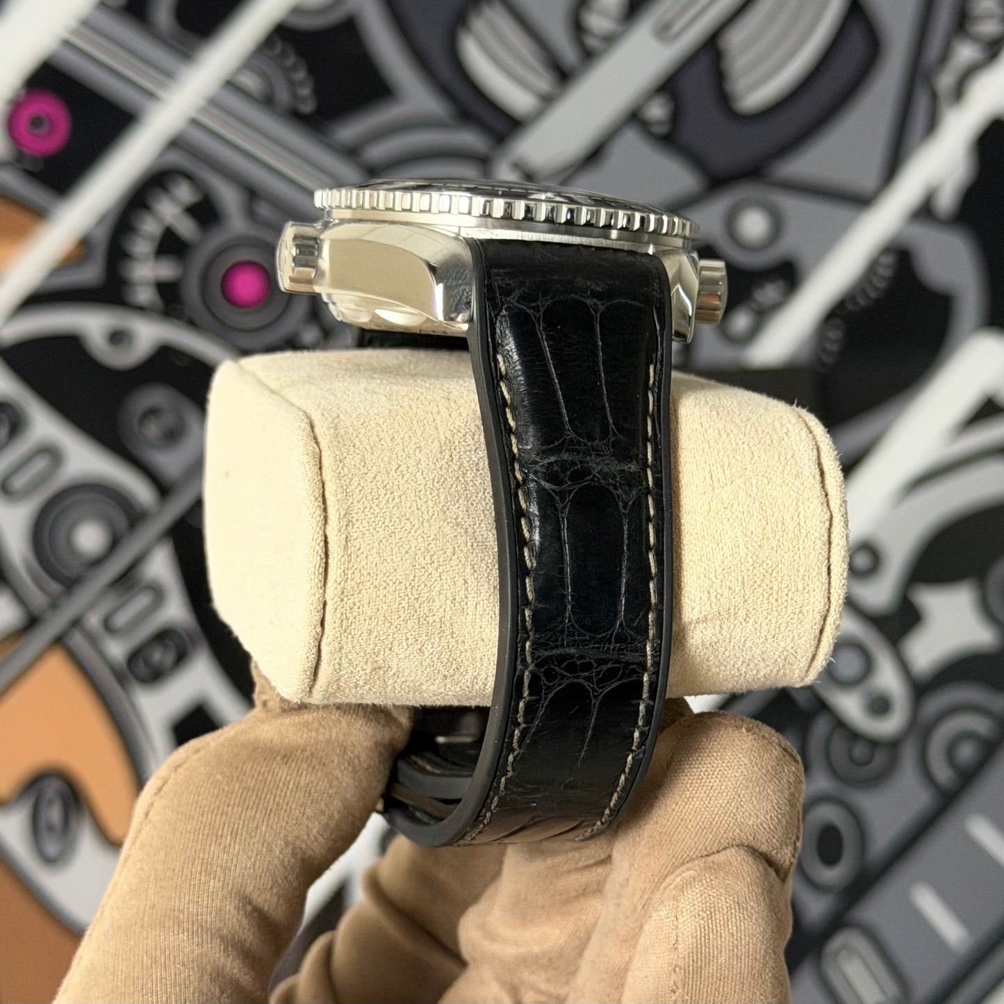 Omega Seamaster GMT Oreo Leather 215.30.44.22.01.001