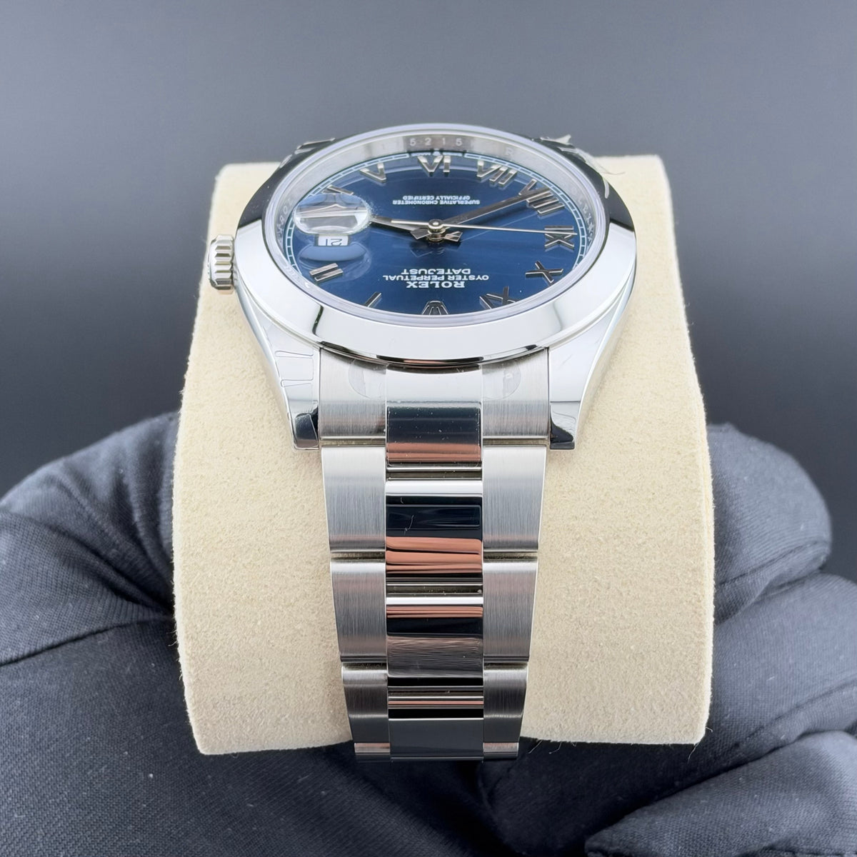 NEW Rolex Datejust 41 Azzurro Blue Roman 126300