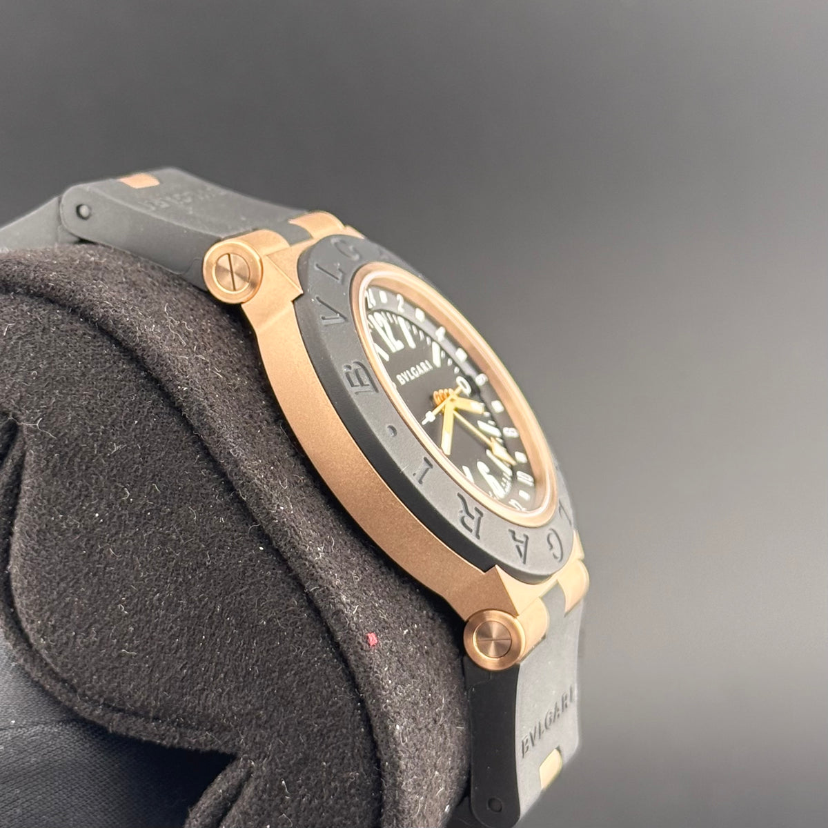 NEW Bvlgari Aluminum Watch Bronze 40mm 104241