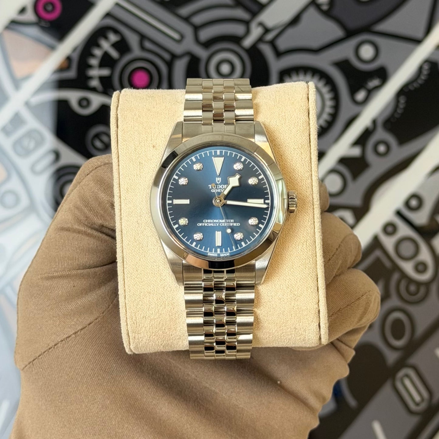NEW Tudor Black Bay 36 Blue Diamond Dial 79640