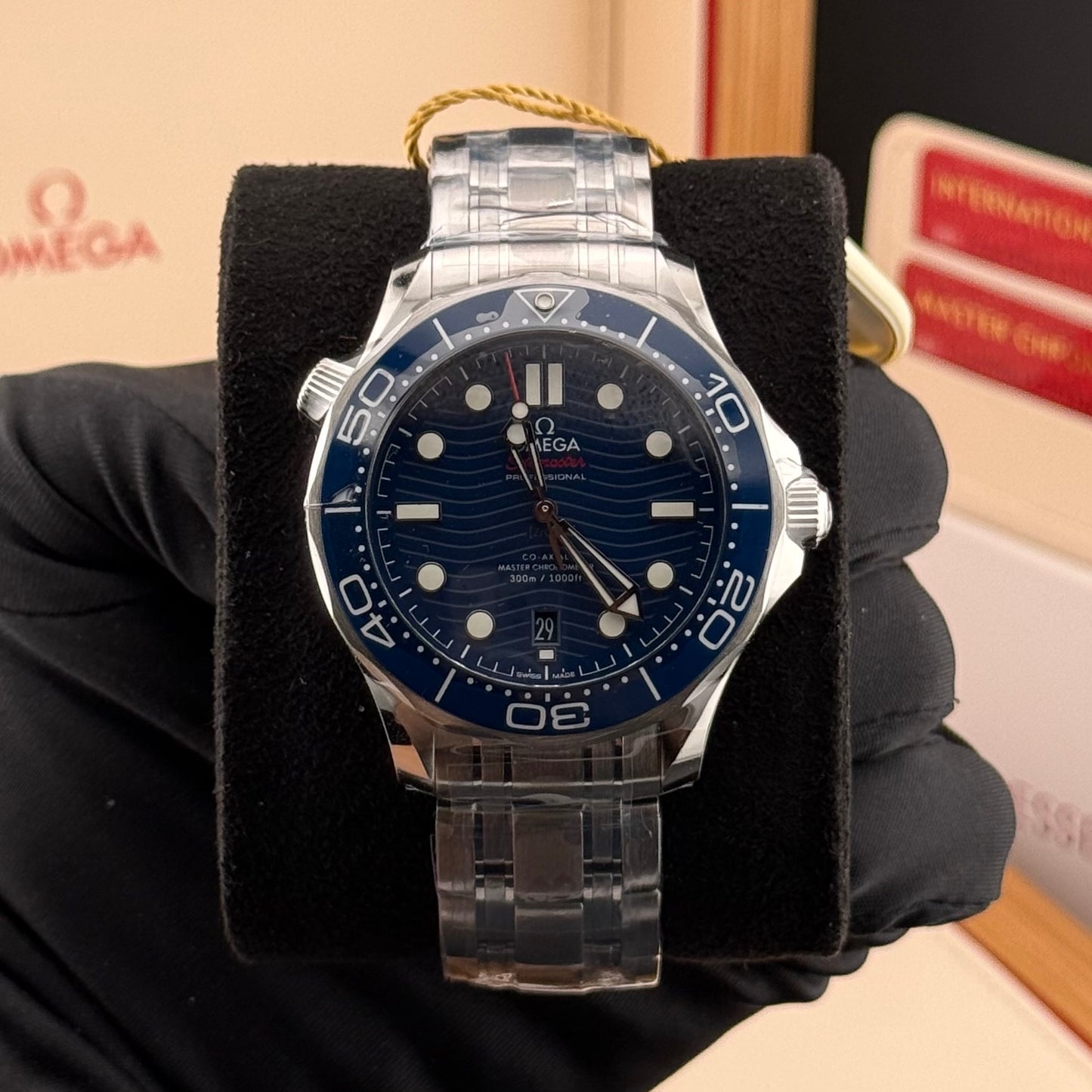 NEW Omega Seamaster Diver 300m Blue 210.30.42.20.03.001