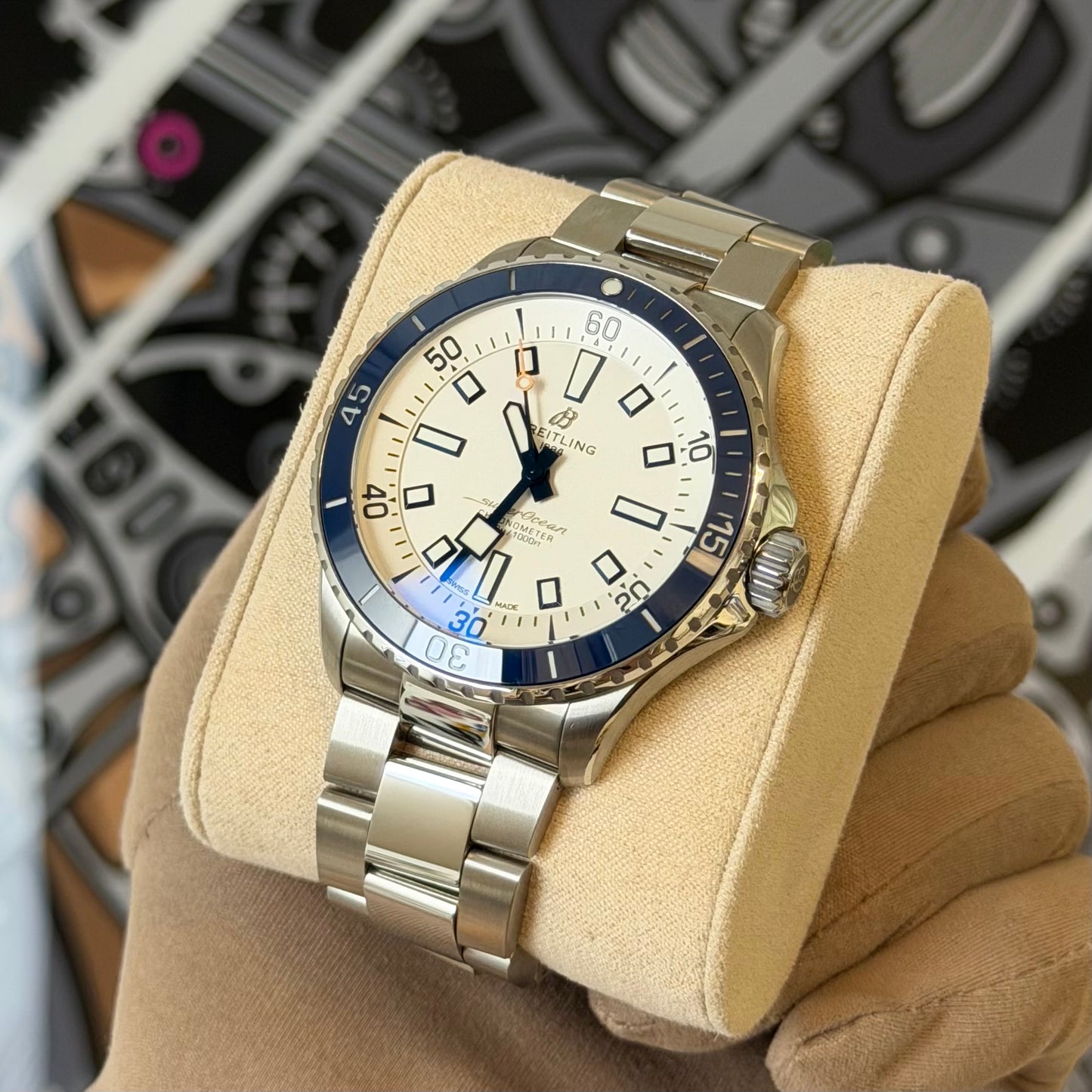 NEW Breitling SuperOcean 42 A17375