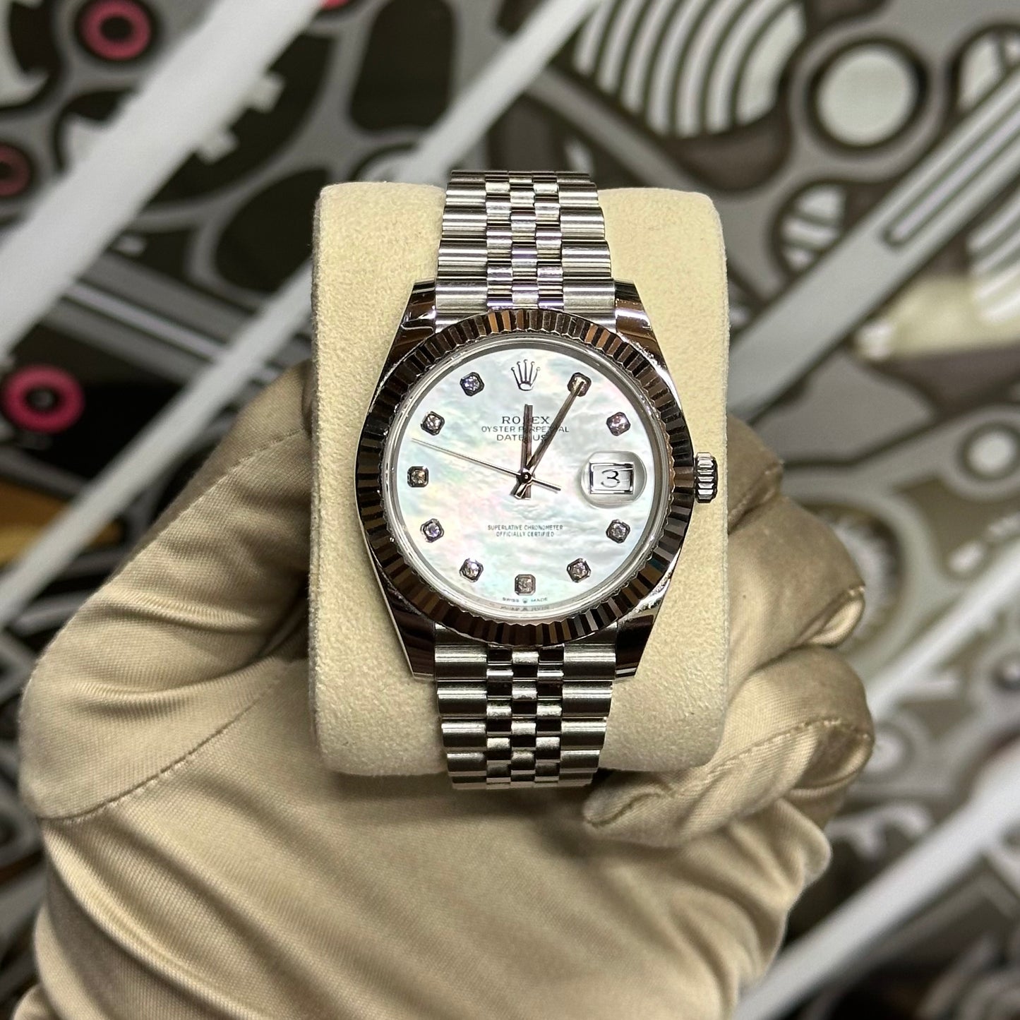 Rolex DJ41 MOP Dial 126334