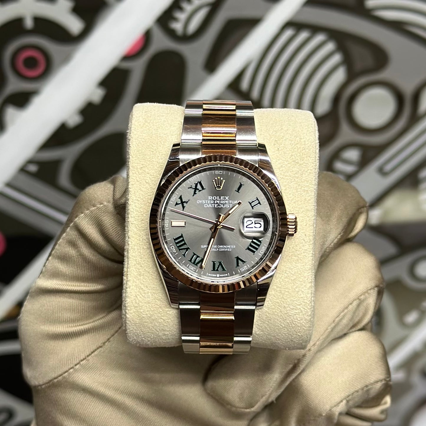 Rolex DJ36 Two Tone Wimbledon Dial 126231