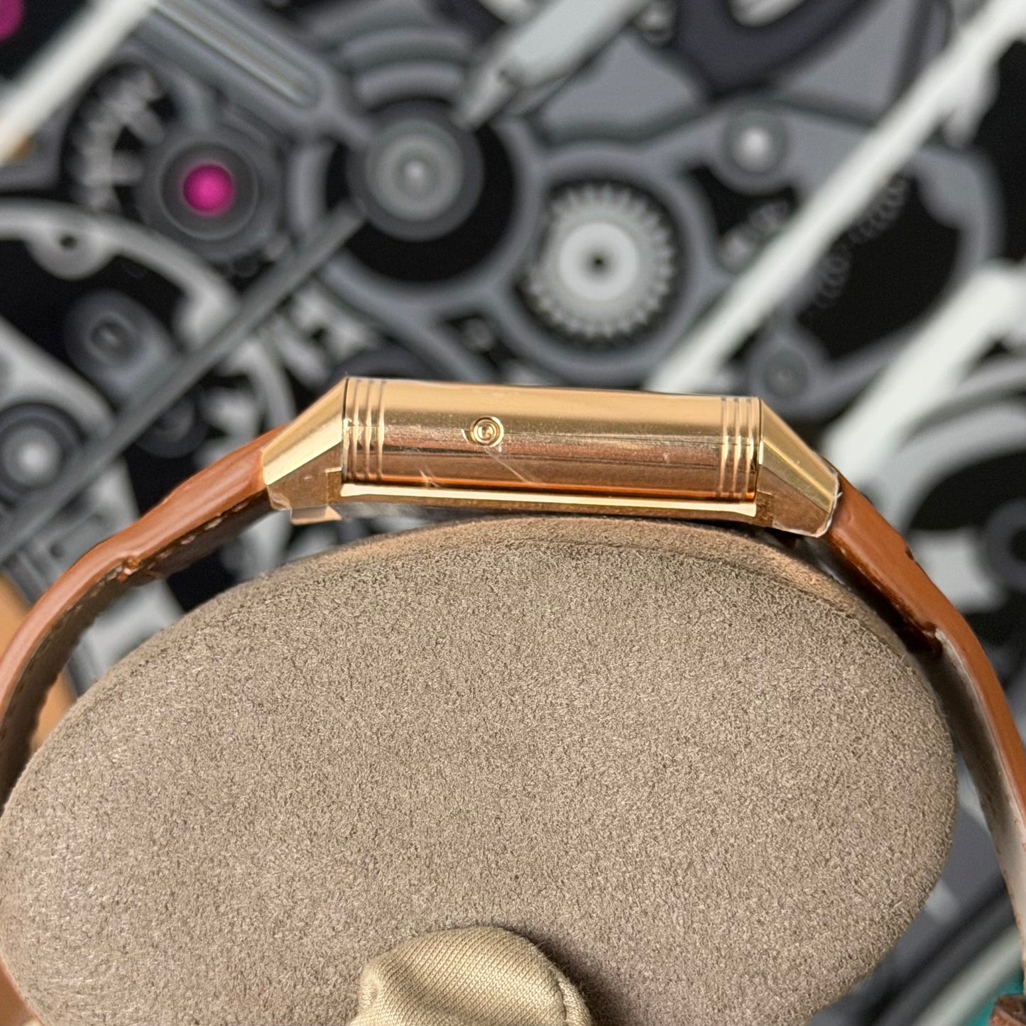 NEW JLC Reverso Tribute Duoface Calendar 18K Gold Q3912532