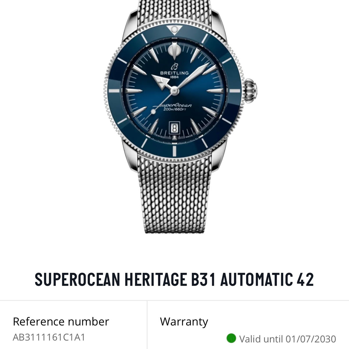 Breitling Superocean Heritage B31 Automatic 42mm AB3111161C1A1