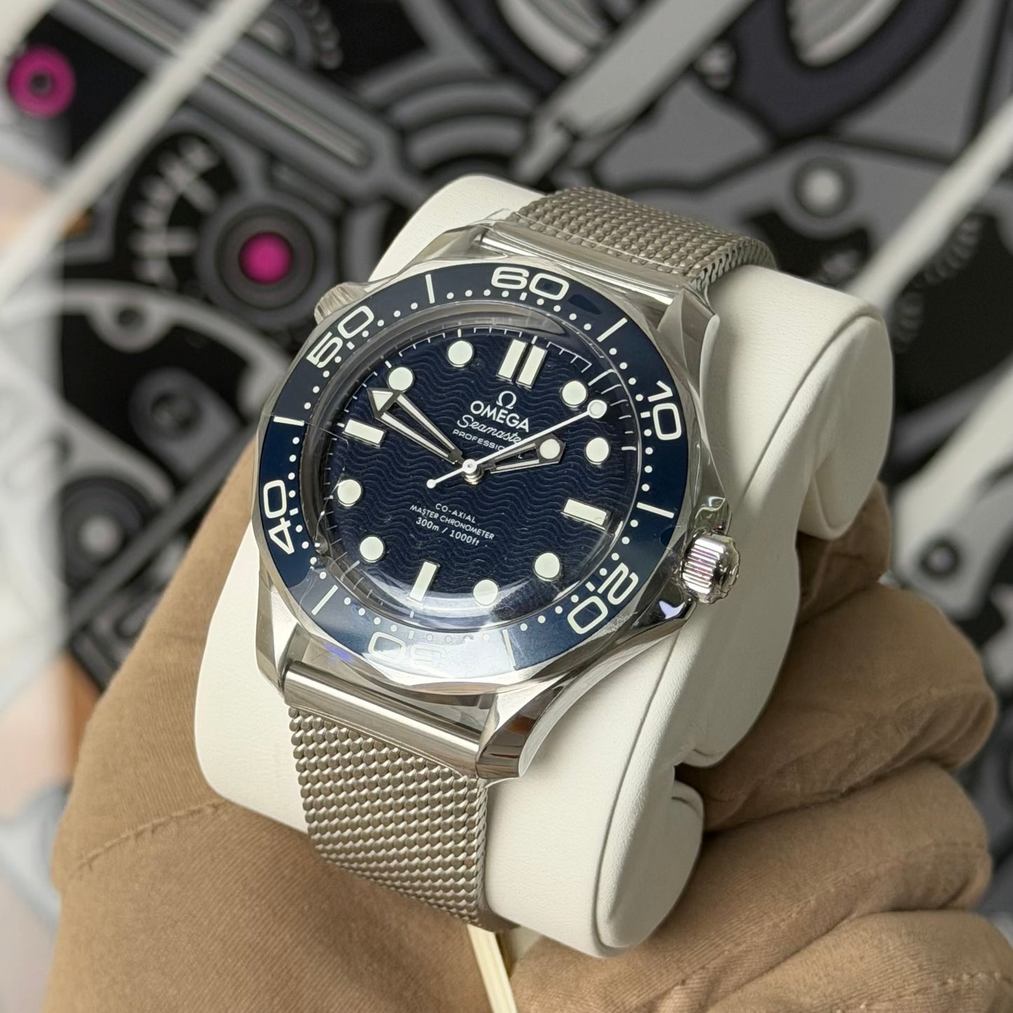 NEW Omega Seamaster 007 James Bond Anniversary Edition 210.30.42.20.03.002