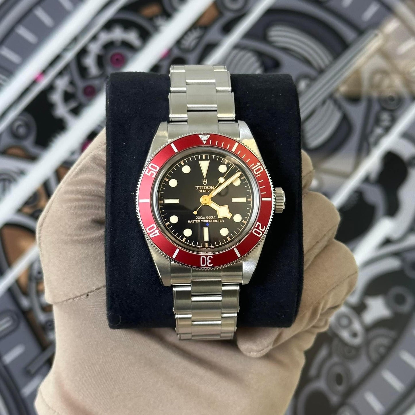 NEW Tudor Black Bay Red