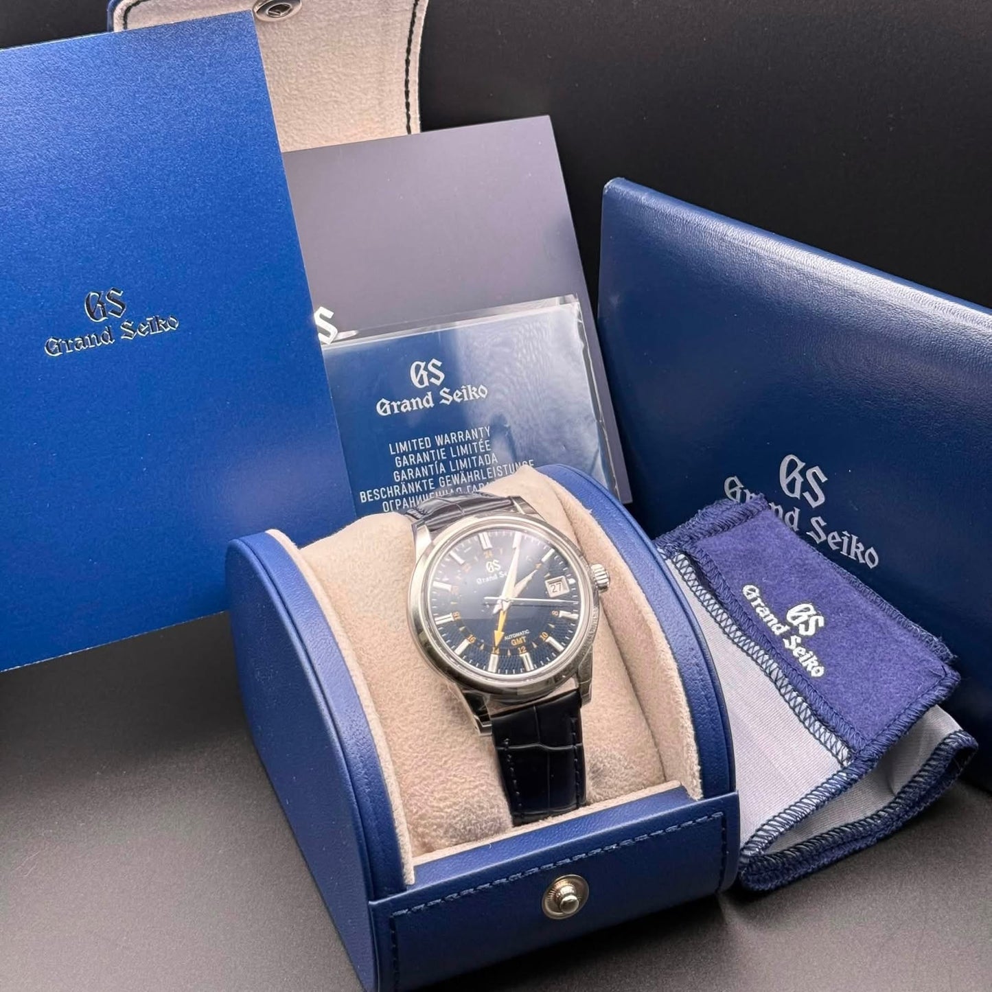 NEW Grand Seiko Automatic GMT Moondrop SBGM257