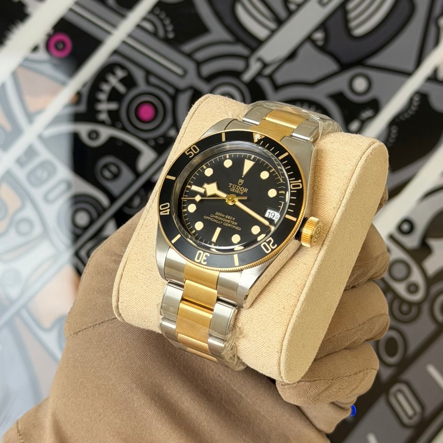 NEW Tudor Black Bay Steel & Gold 79733N