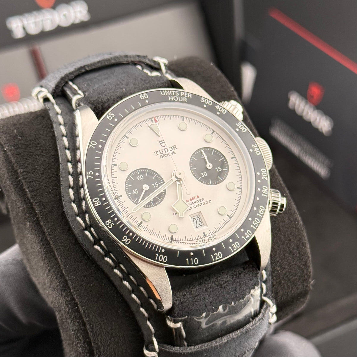 NEW Tudor Black Bay Chrono Panda 79360N