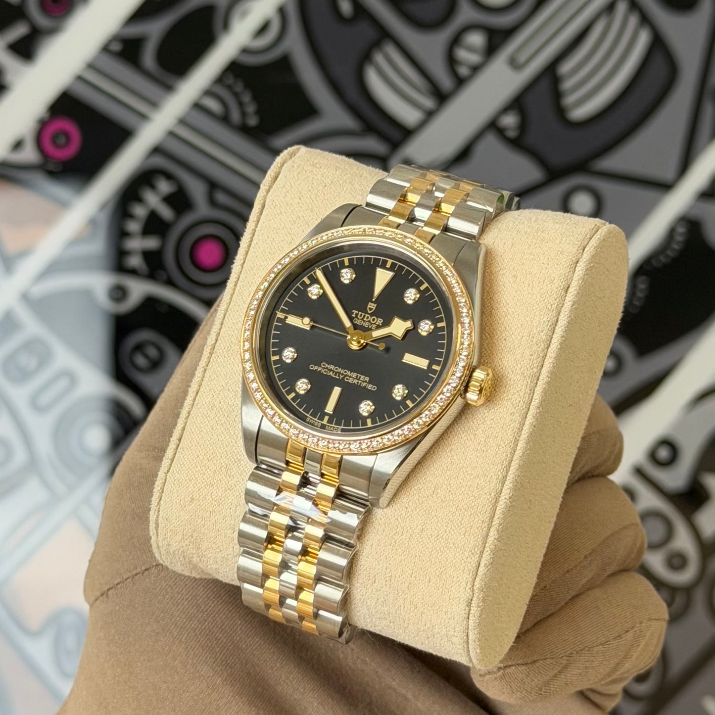 NEW Tudor Black Bay 36 S&G Diamond 79653