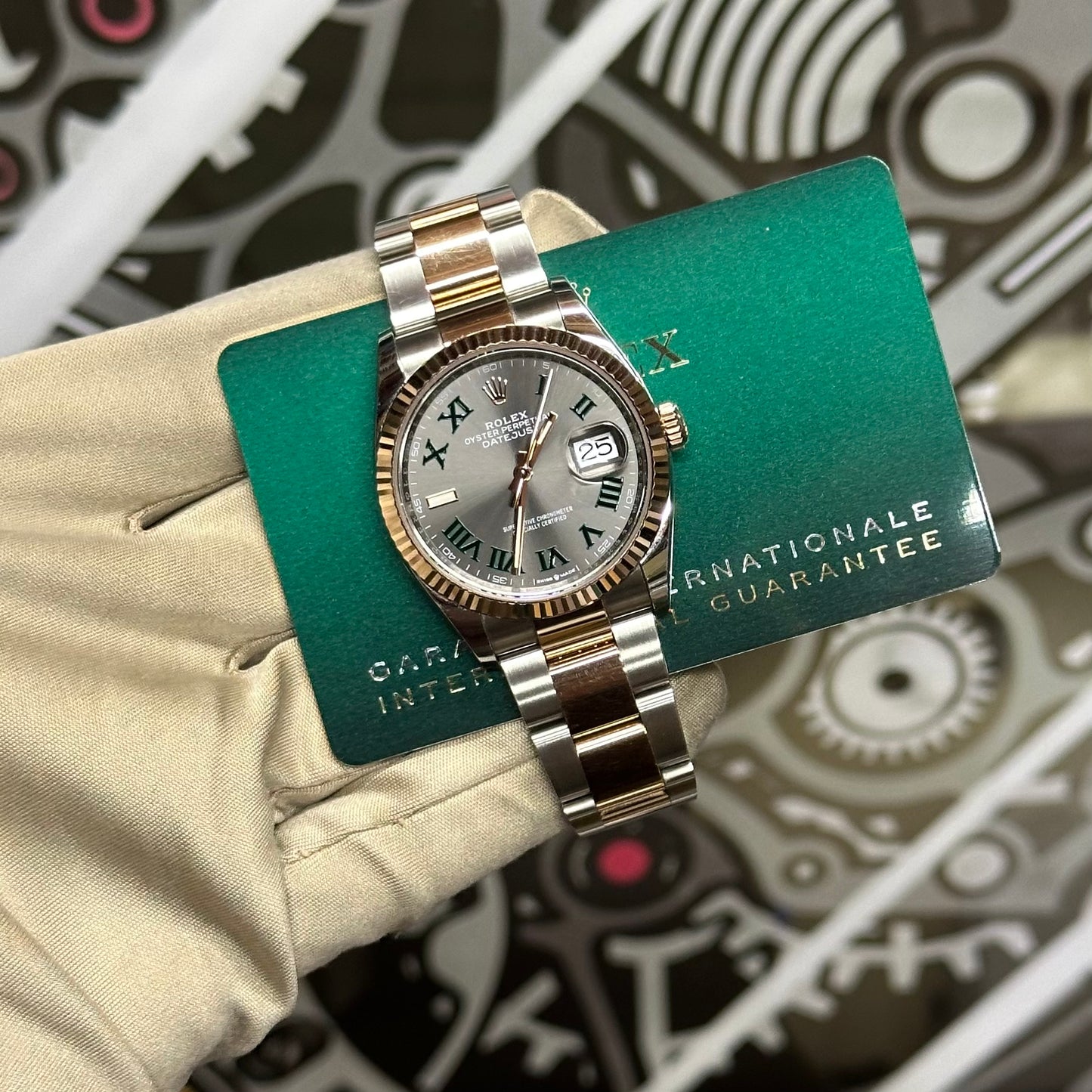 Rolex DJ36 Two Tone Wimbledon Dial 126231