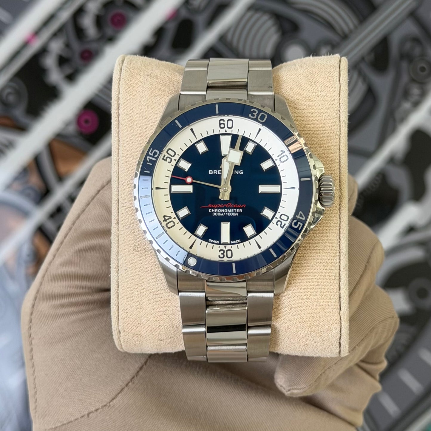 Breitling Superocean 42 Blue A17375