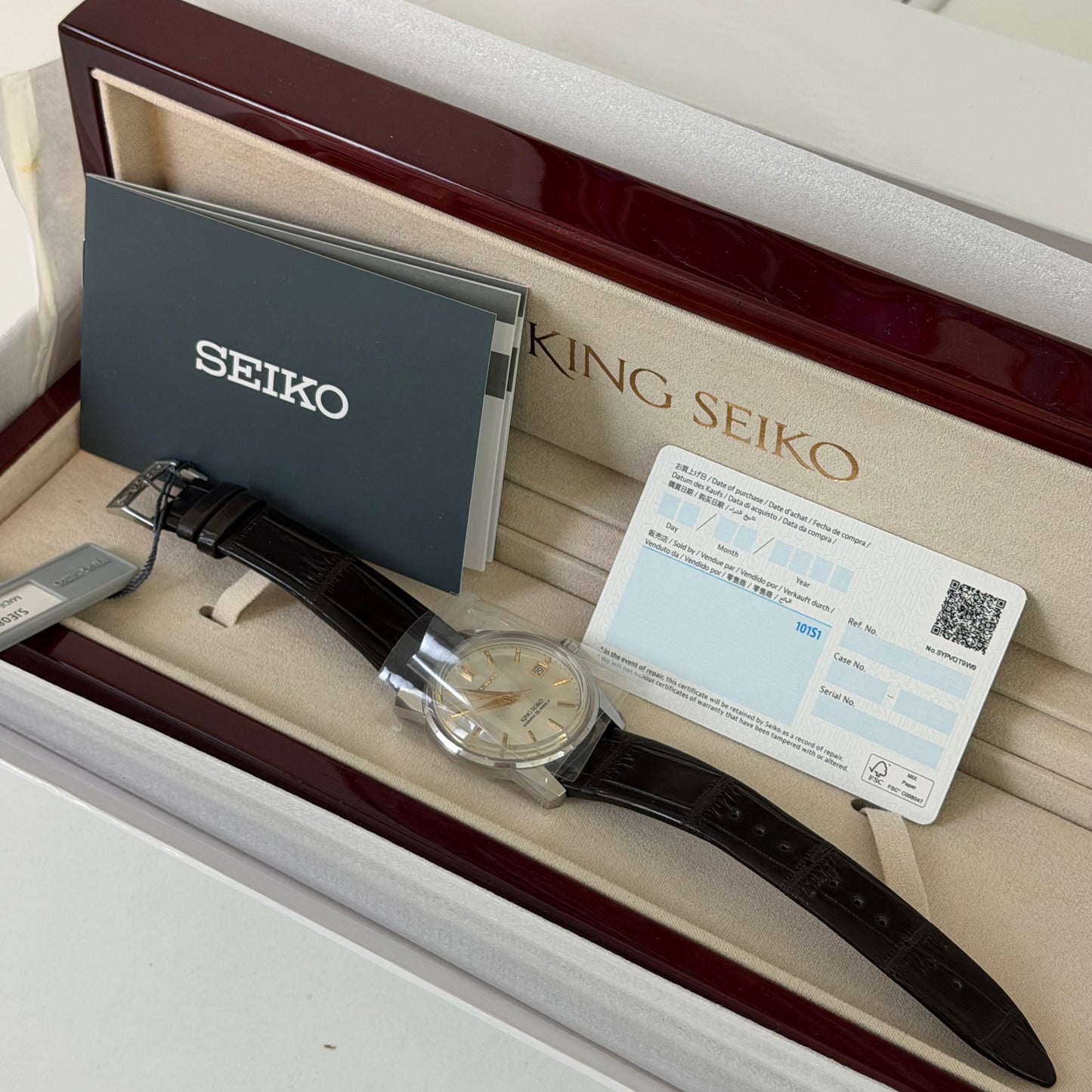Seiko King Seiko Limited Edition Champagne Dial SJE087