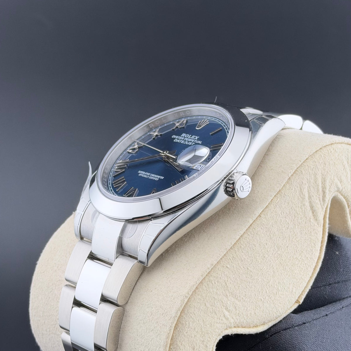 NEW Rolex Datejust 41 Azzurro Blue Roman 126300