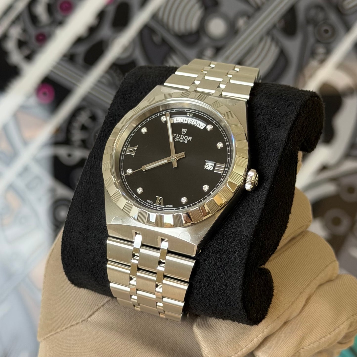 NEW Tudor Royal Black Diamond 41mm 28600