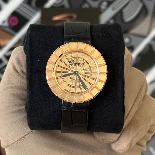 NEW Chopard Ice Cube 18K Rose Gold 124015-5001
