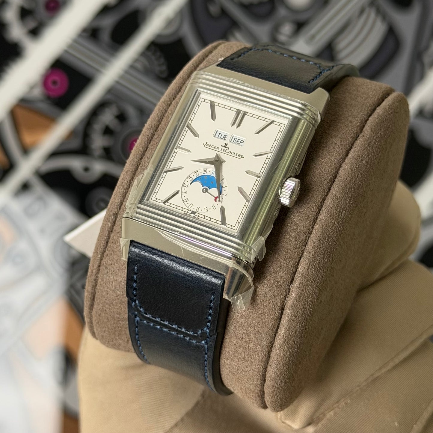 NEW JLC Reverso Tribute Duoface Calendar Q3918420