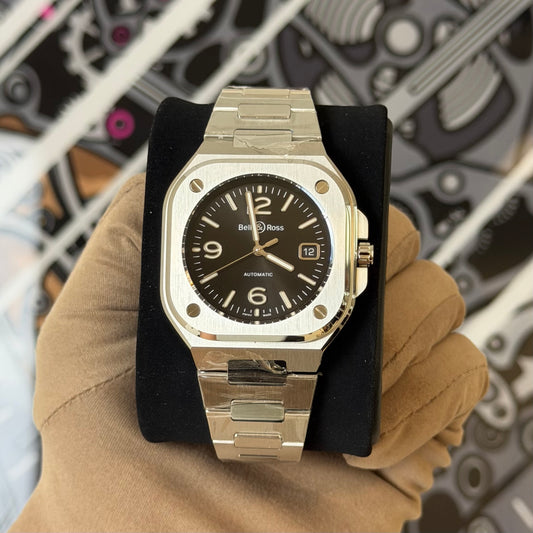 NEW Bell & Ross BR05 BR05A-BL-ST/SRB