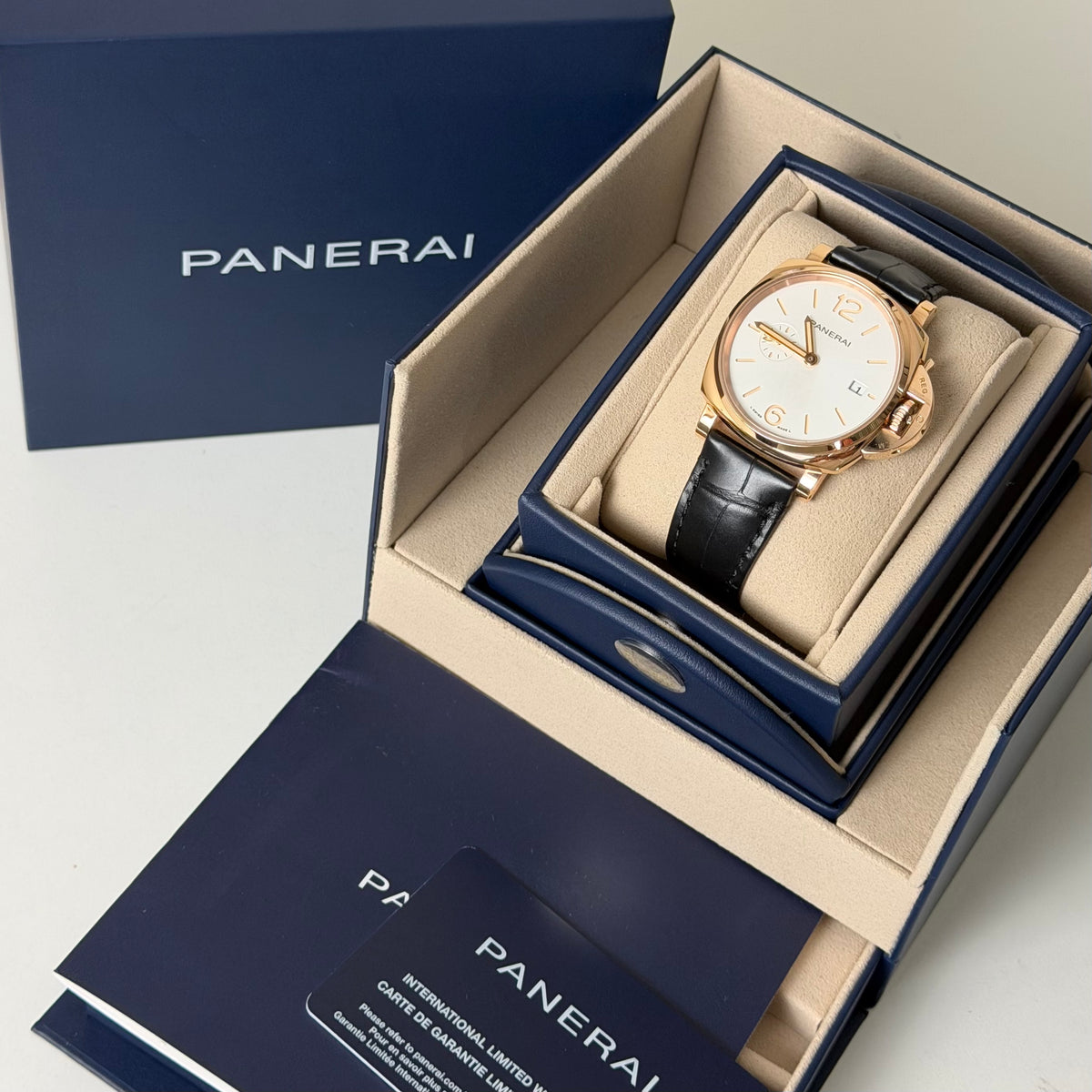 NEW Panerai Luminor Date Gold PAM01336