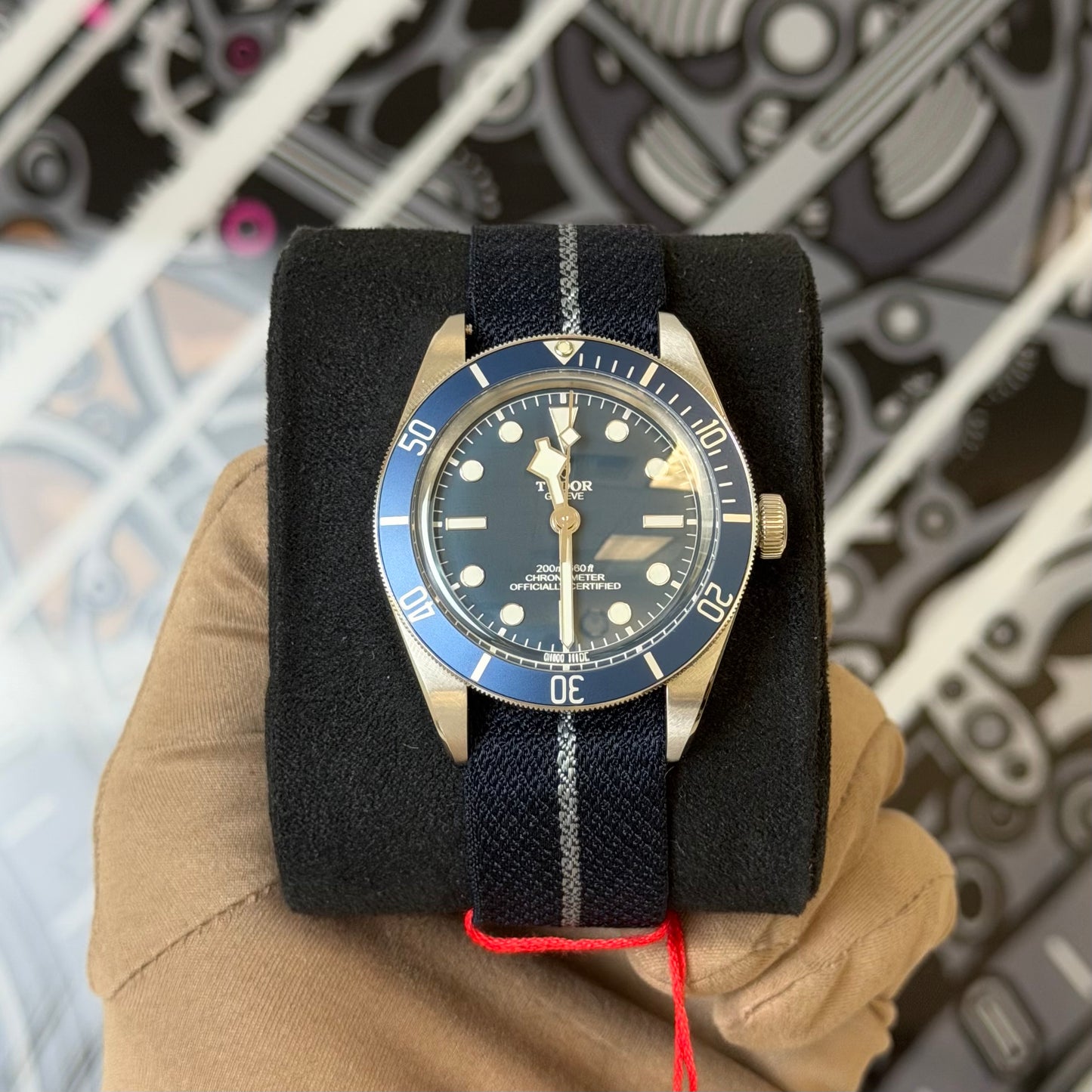 NEW Tudor BB58 Blue NATO model 79030B