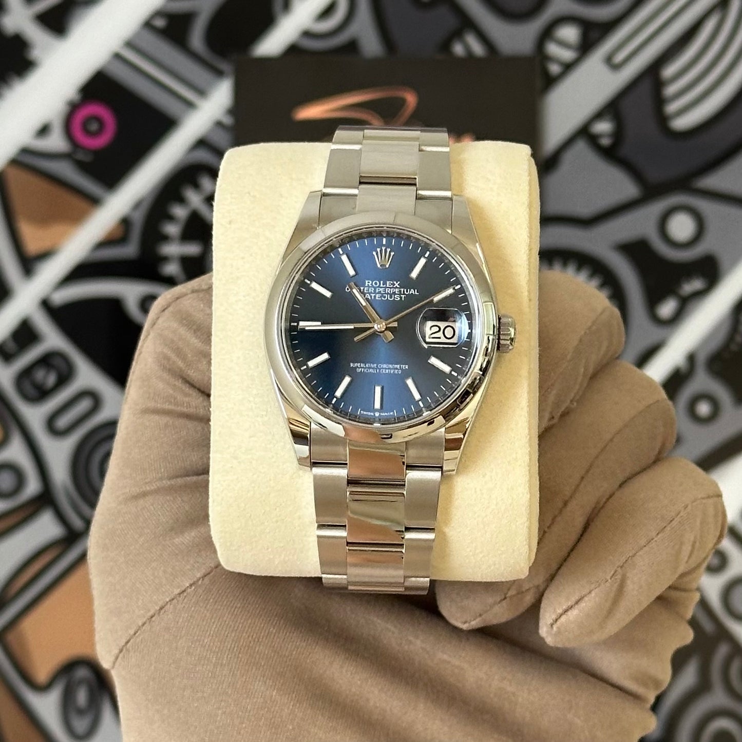 NEW Rolex Datejust 36 Blue 126200