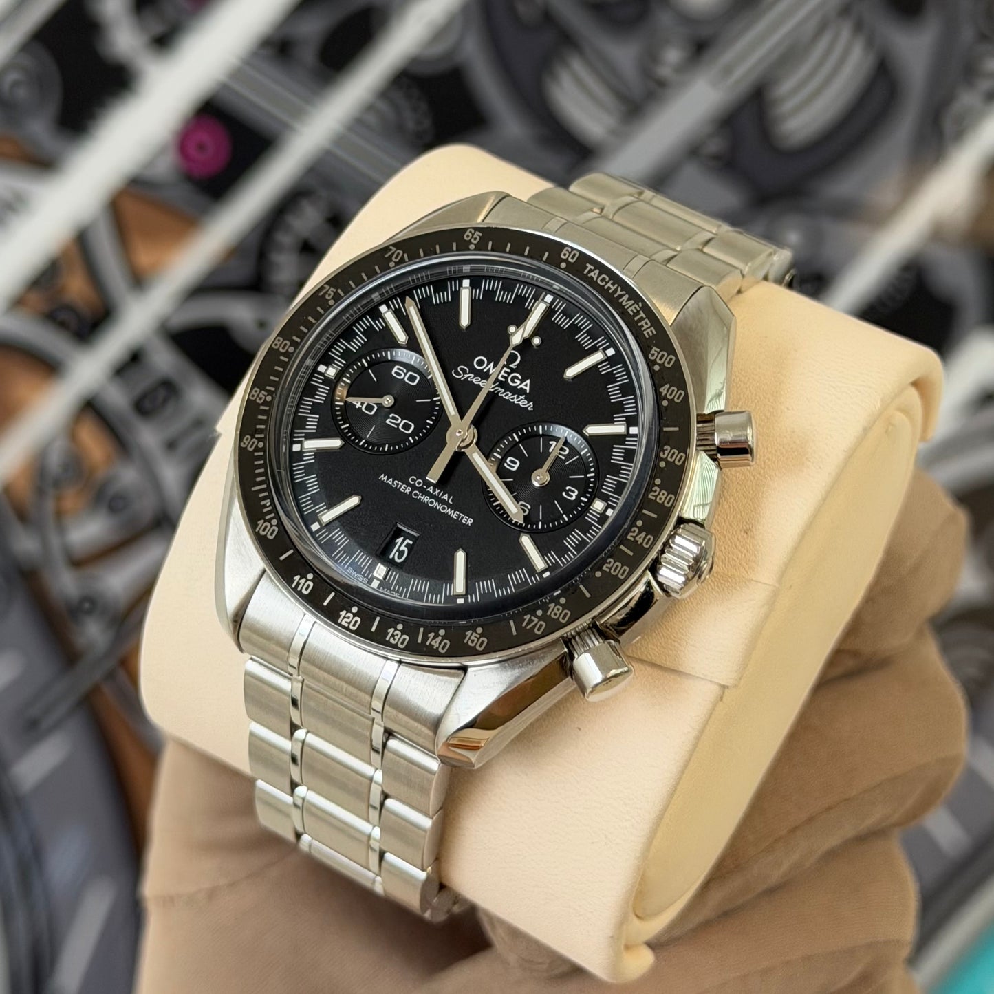 Omega Speedmaster Racing Steel on Steel 329.30.44.51.01.001