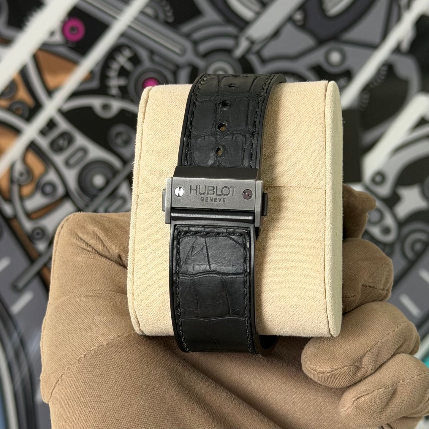 Hublot Big Bang Carbon Black Dial 301.QX.1740.GR