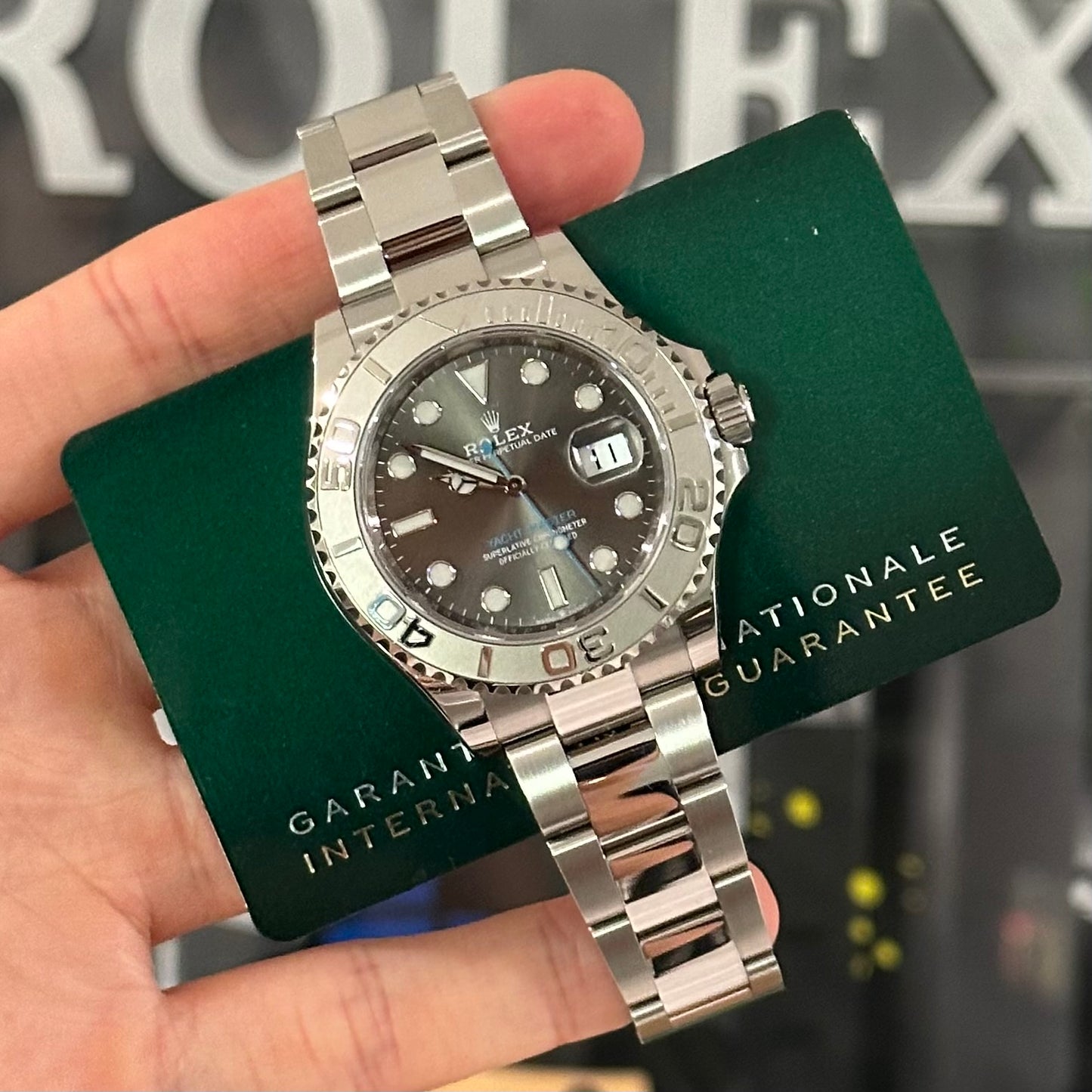 Rolex Yachtmaster Rhodium Dial 126622