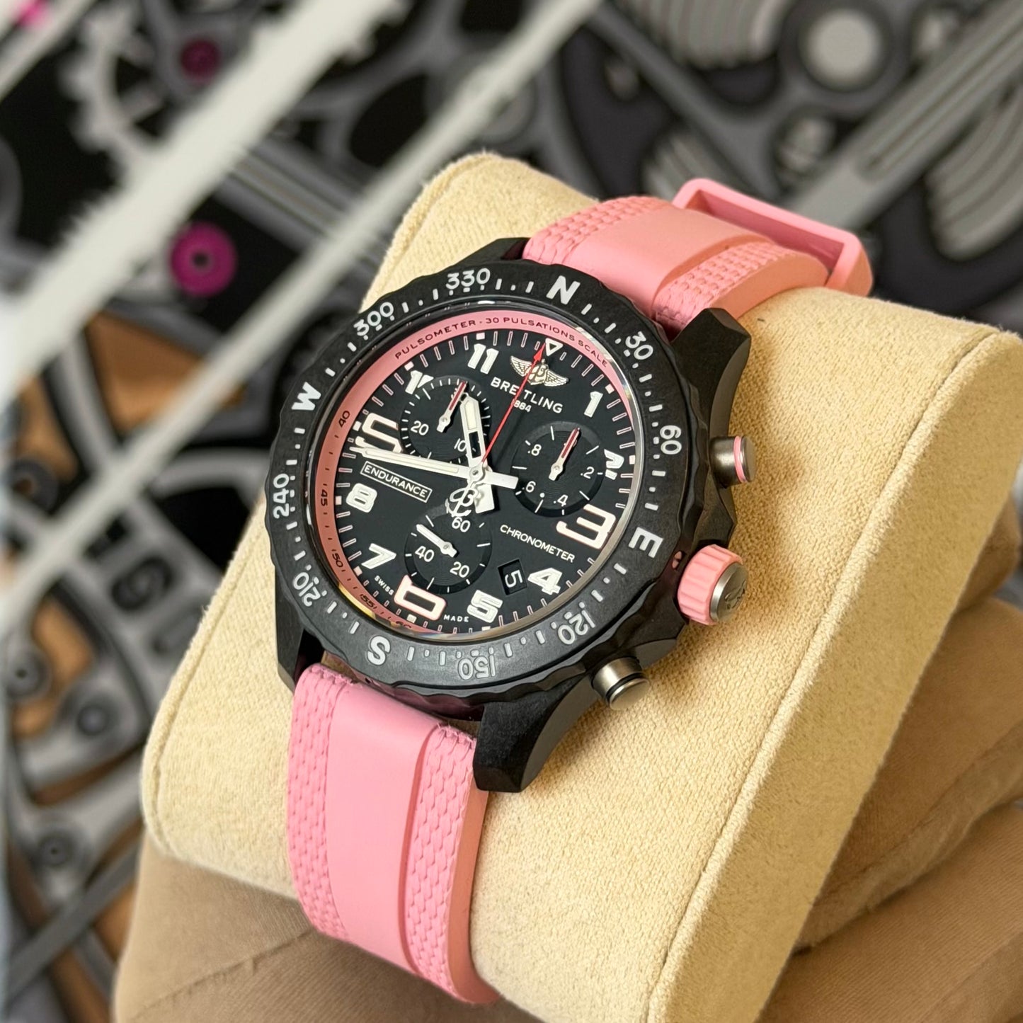 NEW Breitling Endurance Pro 38 Pink X83310