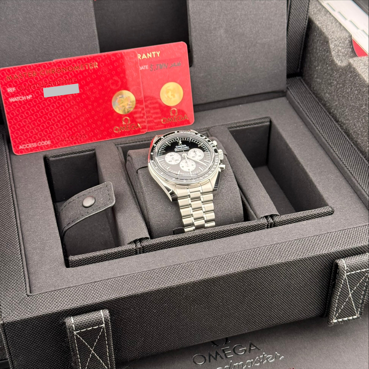 NEW Omega Speedmaster Professional Moonwatch Reverse Panda 
Ref. 310.30.42.50.01.003