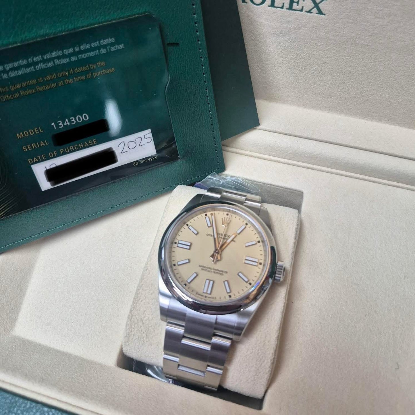 NEW Rolex OP41 Beige 134300 (2025)