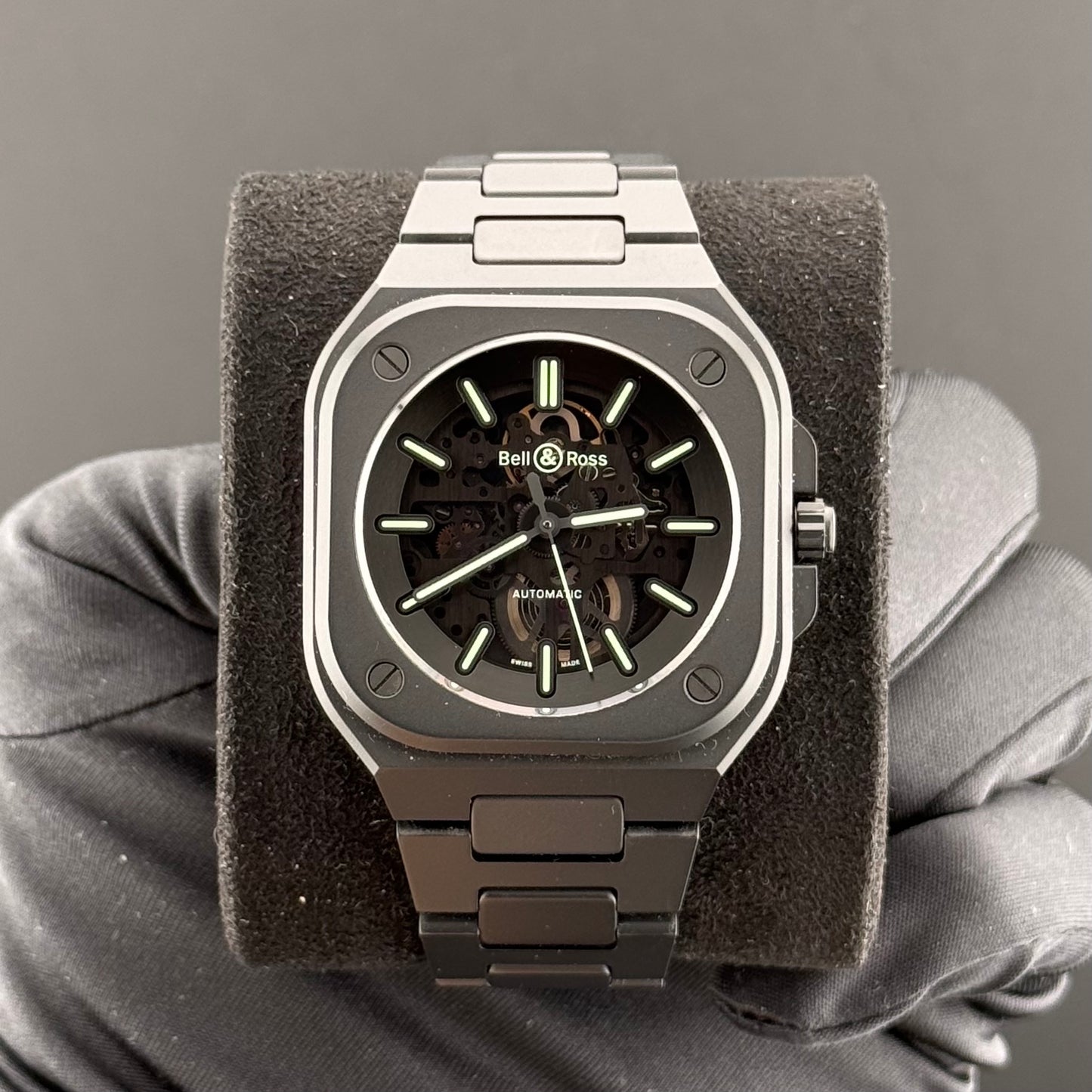 Bell & Ross BR-05 Skeleton Black Lum Ceramic BR05A-BLM-SKCE/SCE