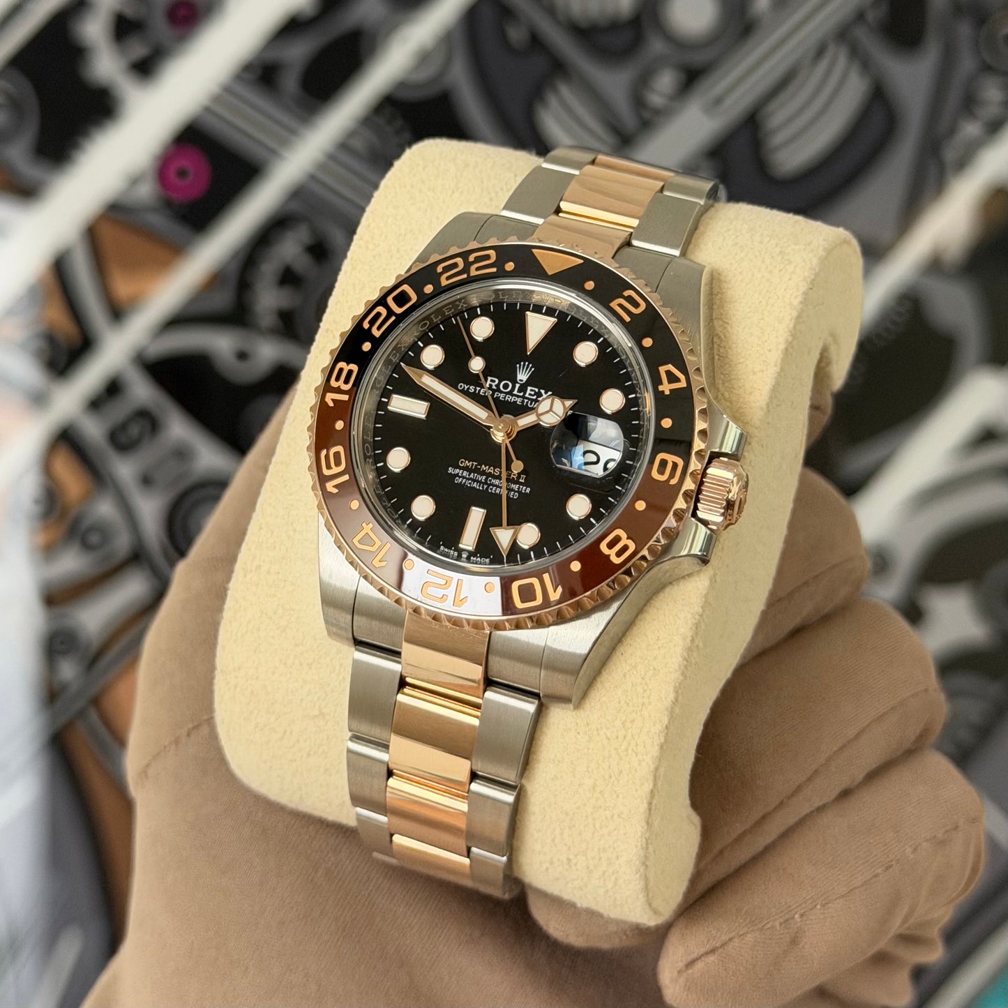 Rolex GMT Rootbeer 126711CHNR