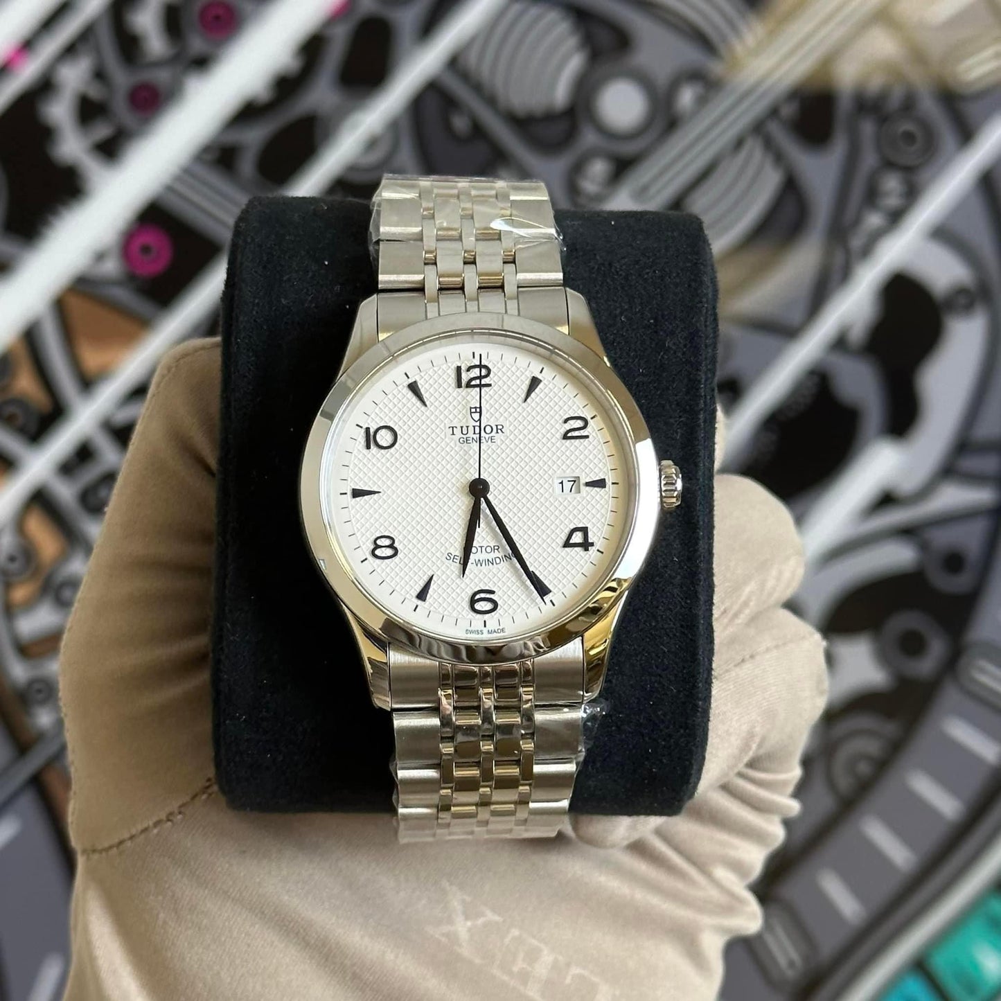 NEW Tudor 1926 White Dial Blue Marker 91650