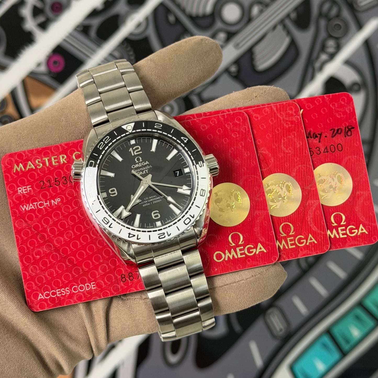 Omega Seamaster GMT Oreo 215.30.44.22.01.001