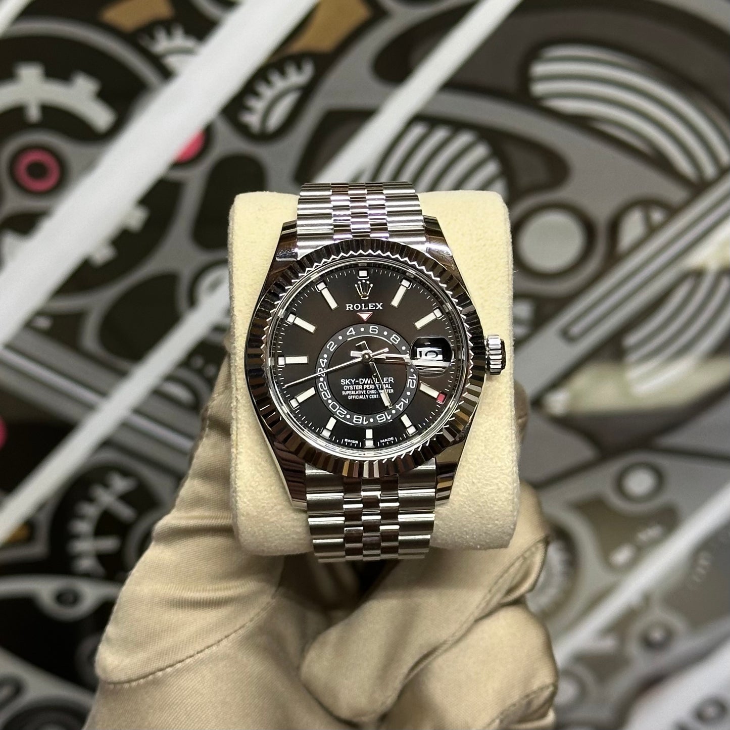 Rolex SkyDweller Black Dial Jubilee 326934