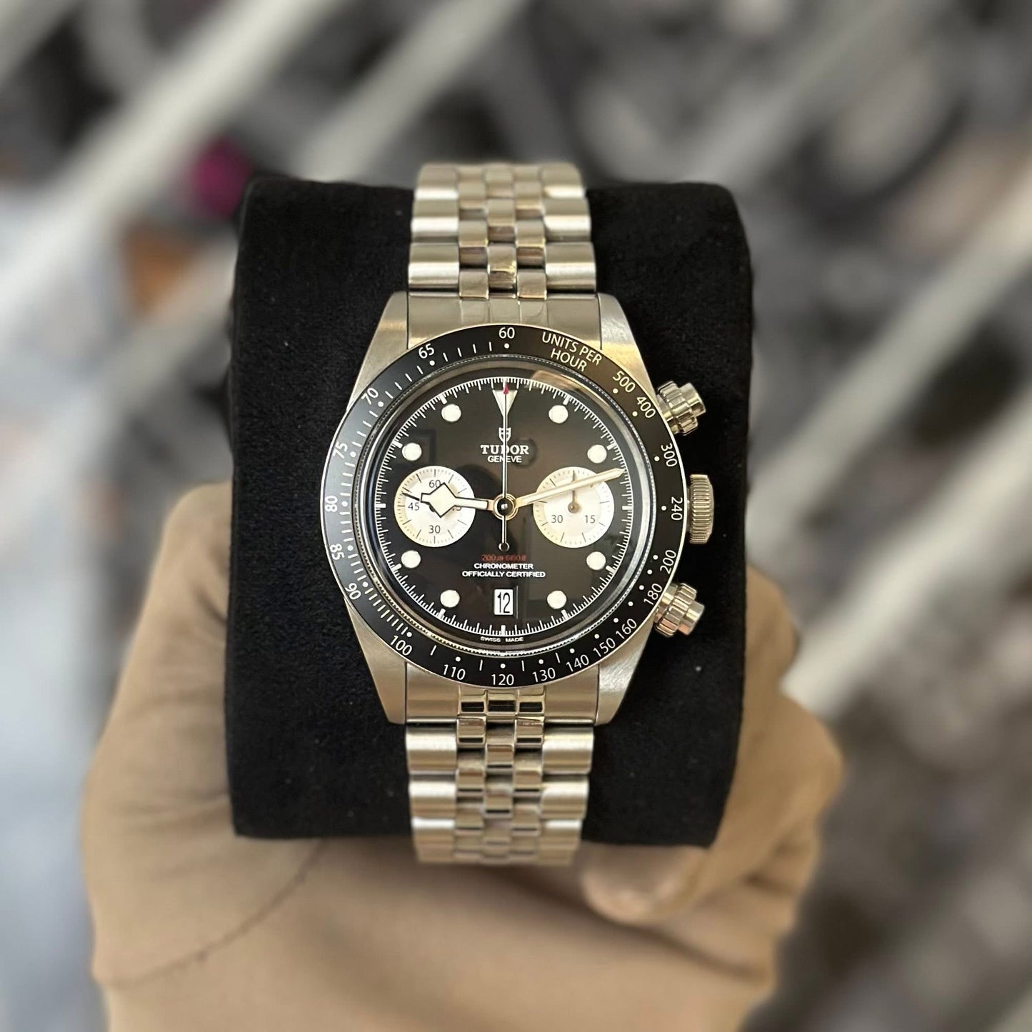NEW Tudor Black Bay Chronograph Black Jub 79360N