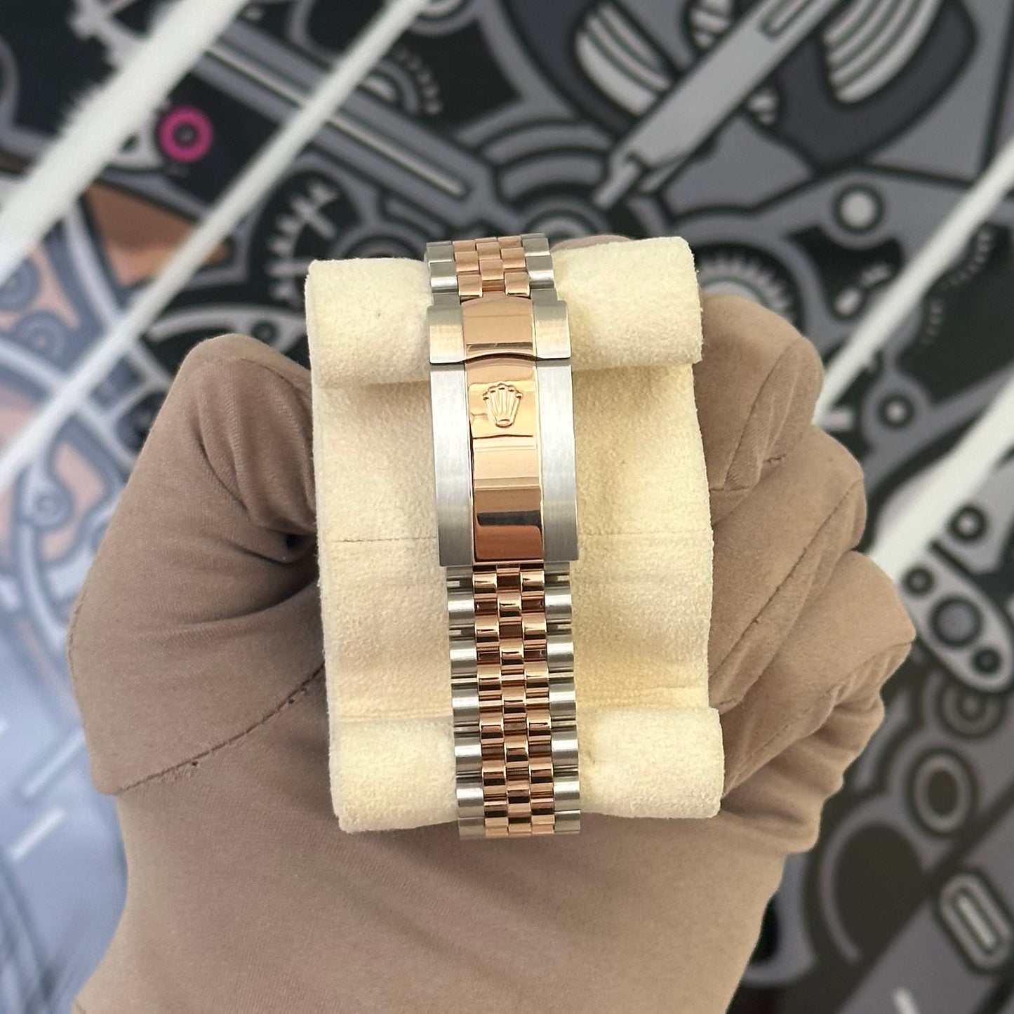 Rolex DJ41 Rose Gold Wimbledon jubilee 126331