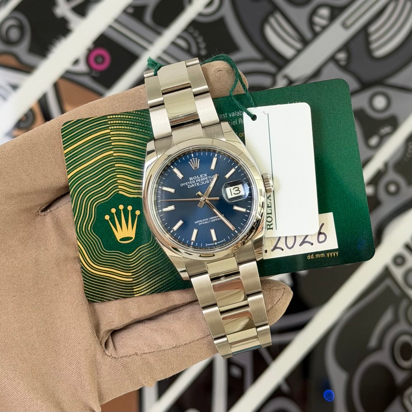 Rolex OP36 Blue 126200