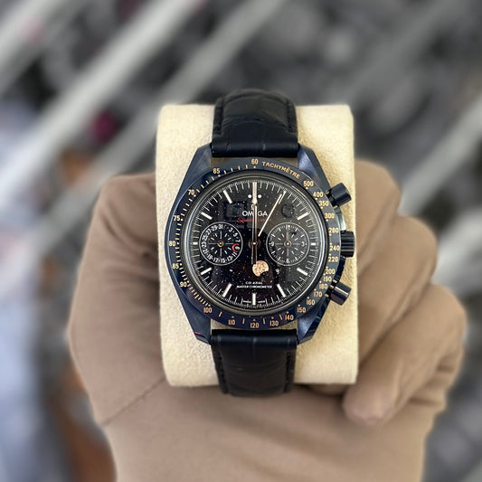 Omega Blue Side of The Moon Aventurine Moonphase 304.93.44.52.03.002