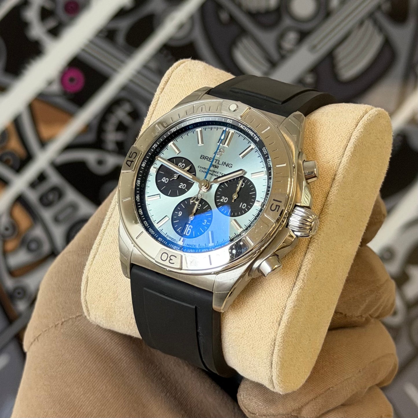 Breitling Chronomat Ice Blue PB0134