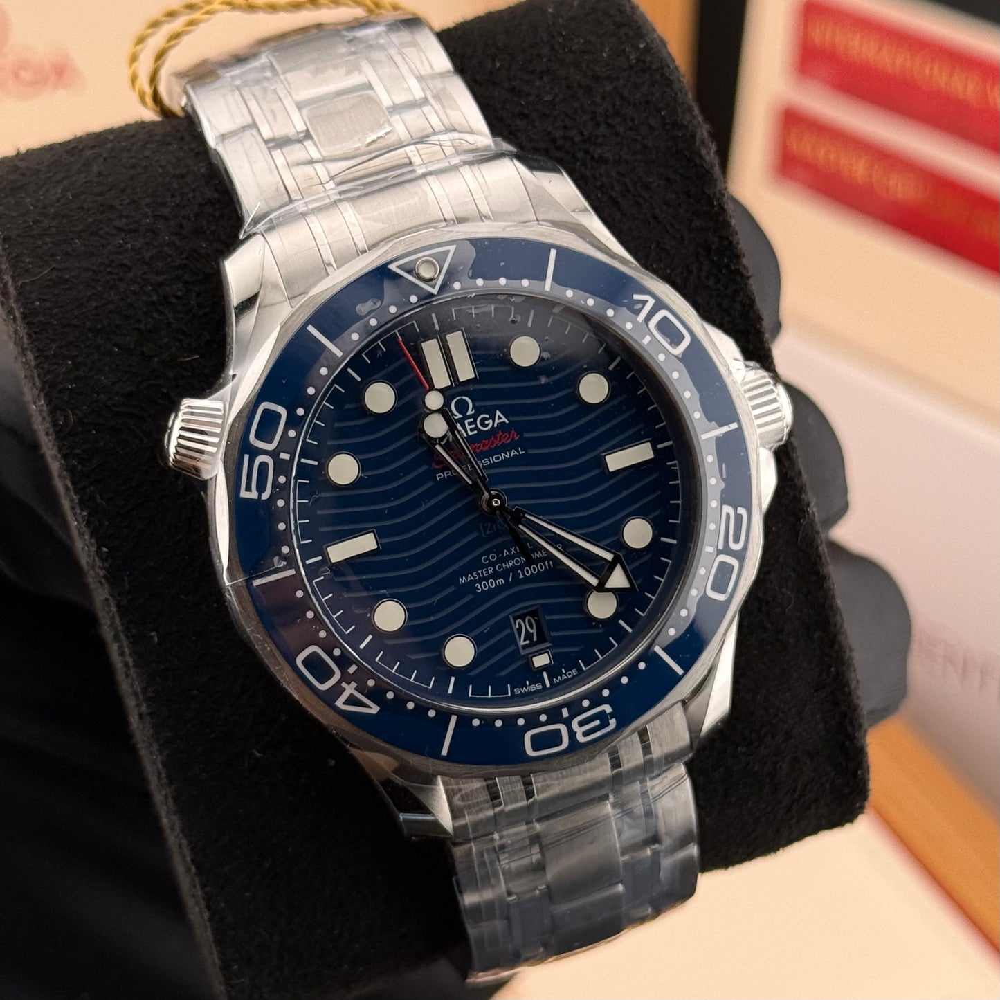 NEW Omega Seamaster Diver 300m Blue 210.30.42.20.03.001