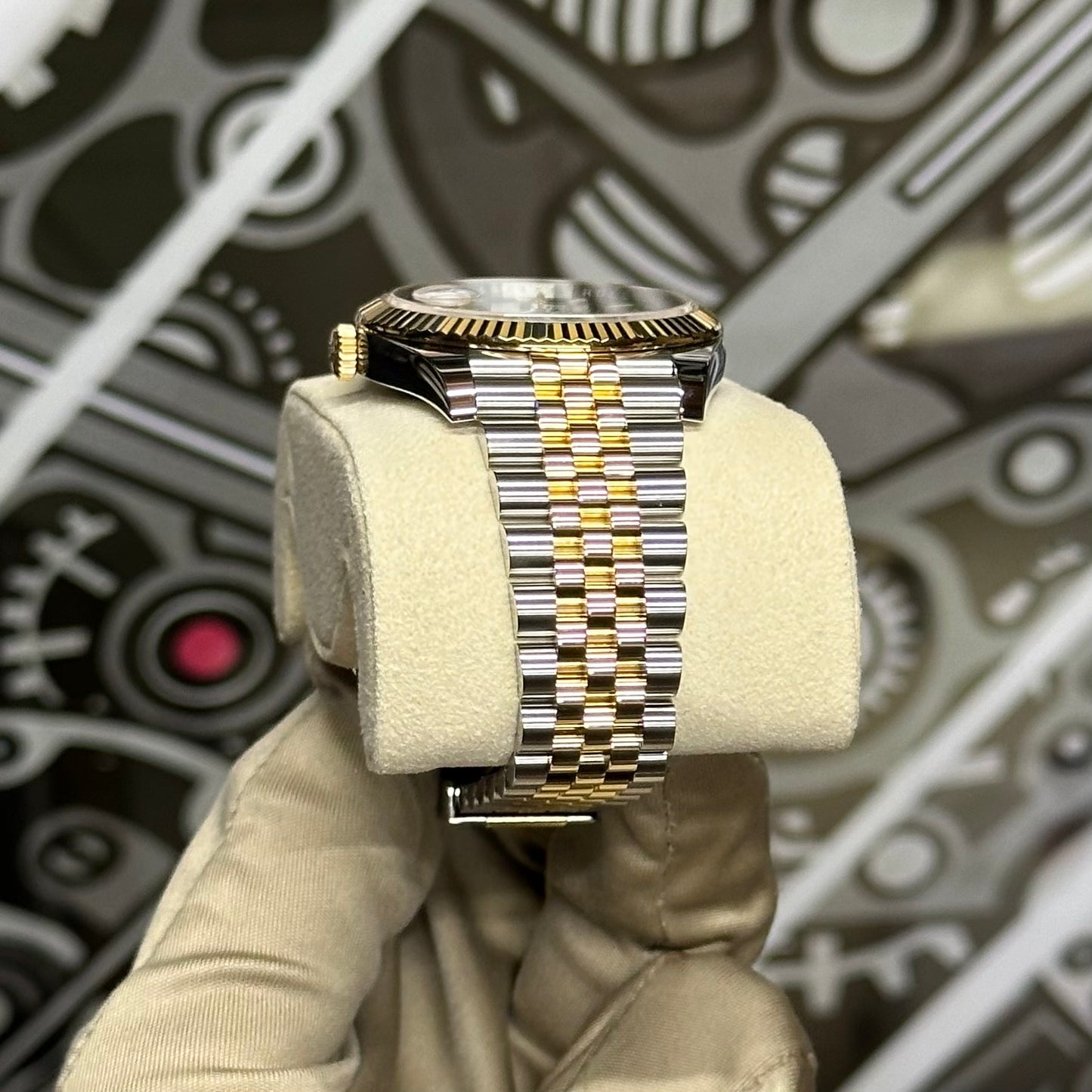 Rolex DJ41 Two Tone Black Dial 126333